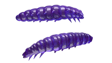 LIBRA LURES LARVA 35 mm Cheese, 12 Stück, 020 ,  Pink with Glitter